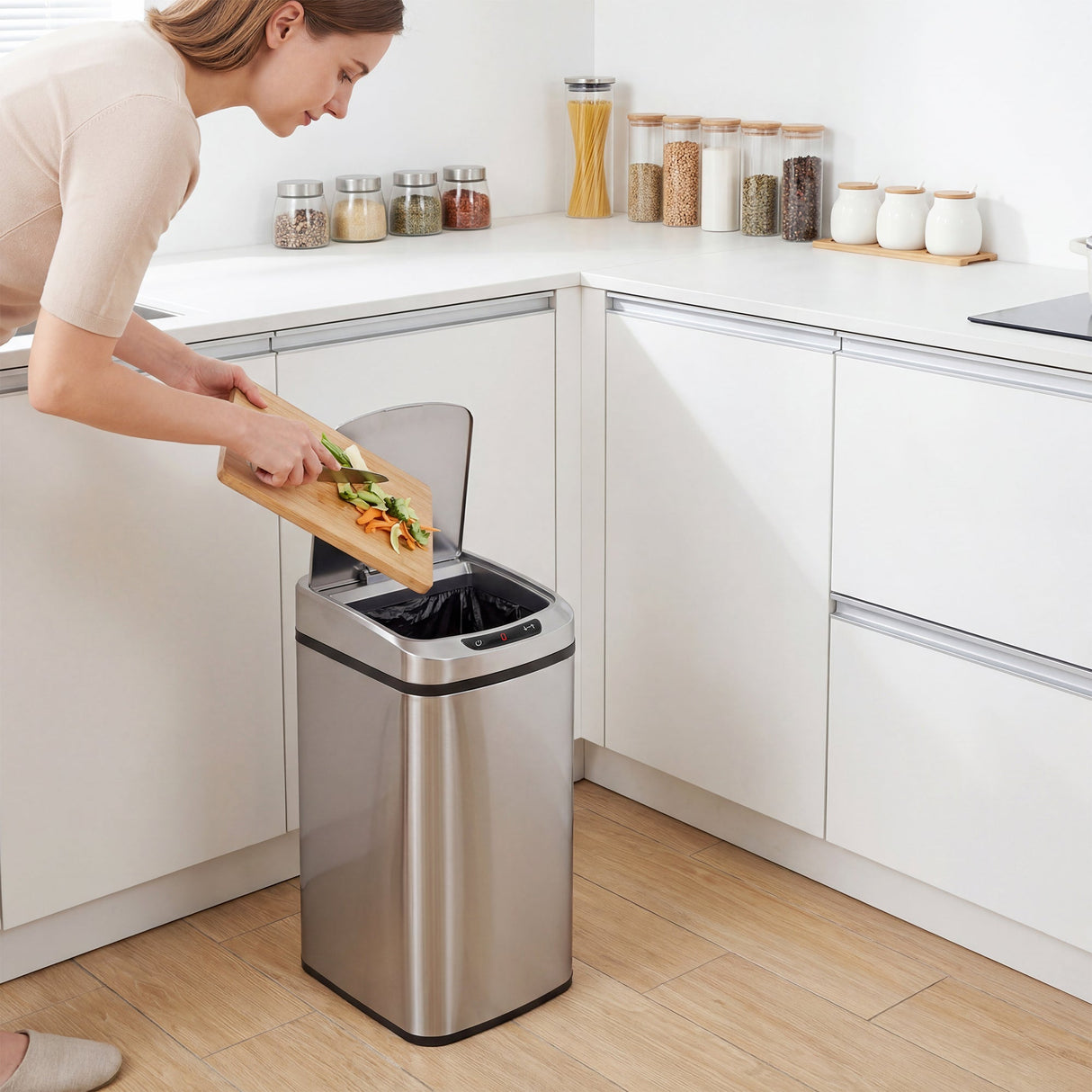 Wise Galleria Kitchen Bin with a sleek design, ideal for food waste and kitchen storage solutions