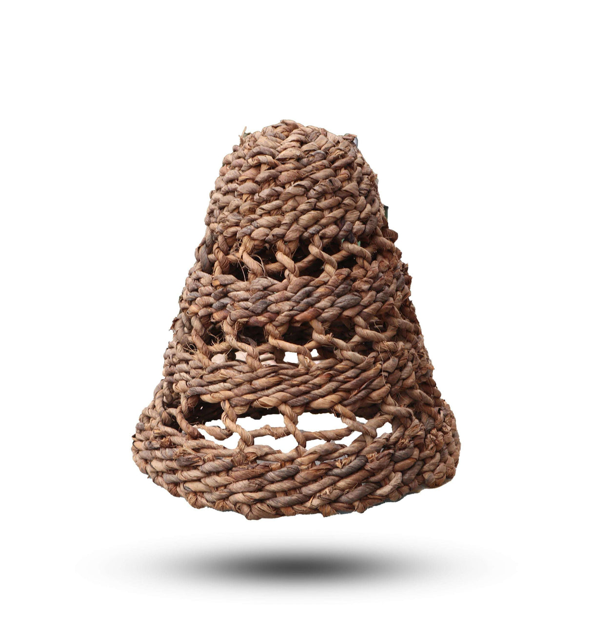 Natural Banana Leaf and Hitam Raffia Lamp Shades in Organic Design for Eco-Friendly Interiors