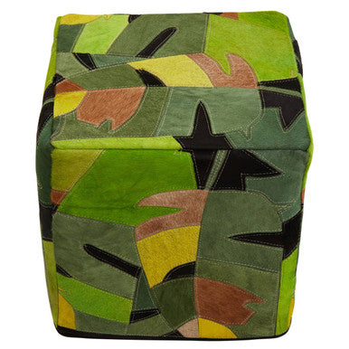 Orsina Leather Pouffe - Stylish Home Accessory Orsina
