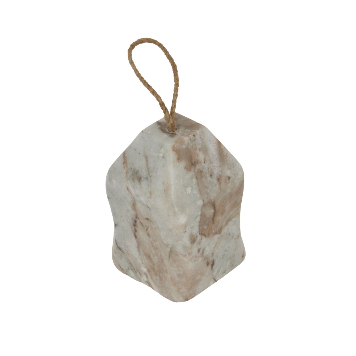 Natural Marble Doorstop with Twine Loop for Stylish Home Decor and Practical Use