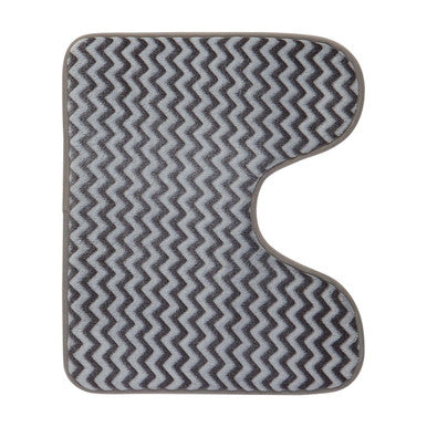 Orsina Bath Mat Set with Zigzag Design for Stylish Bathroom Decor