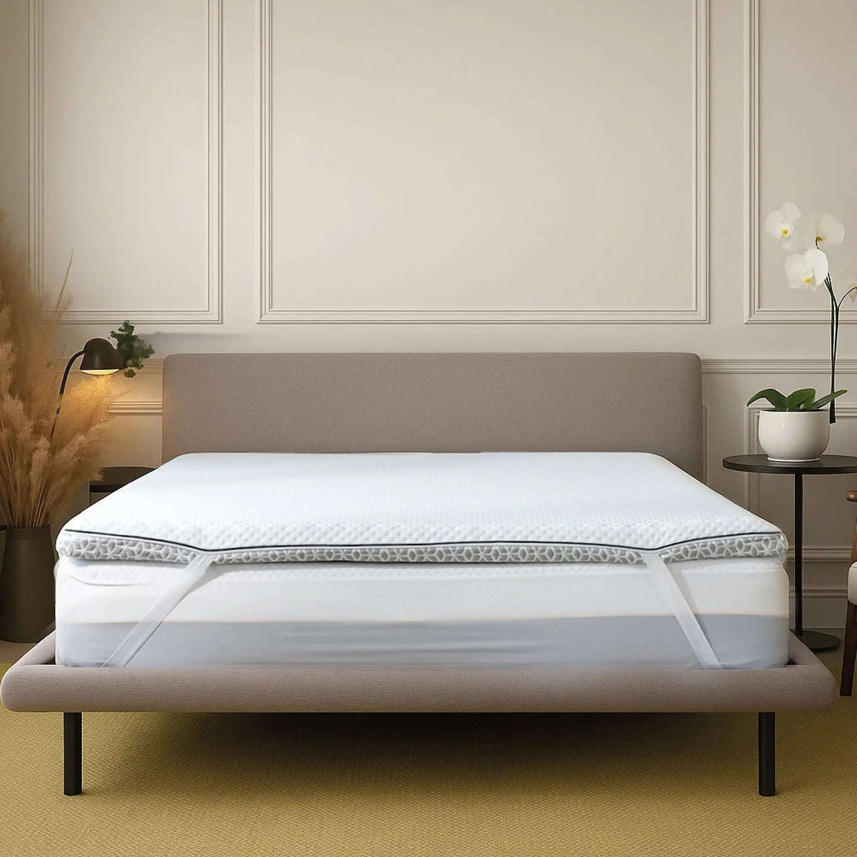 Brightr Sleep Mattress Topper with Soft Surface for Enhanced Comfort and Support on Any Bed
