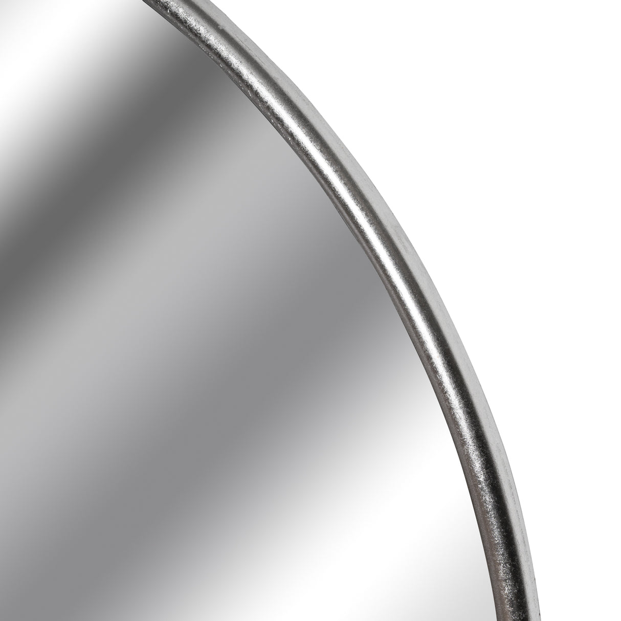 Silver Foil Large Circular Metal Wall Mirror Shades 4 Seasons