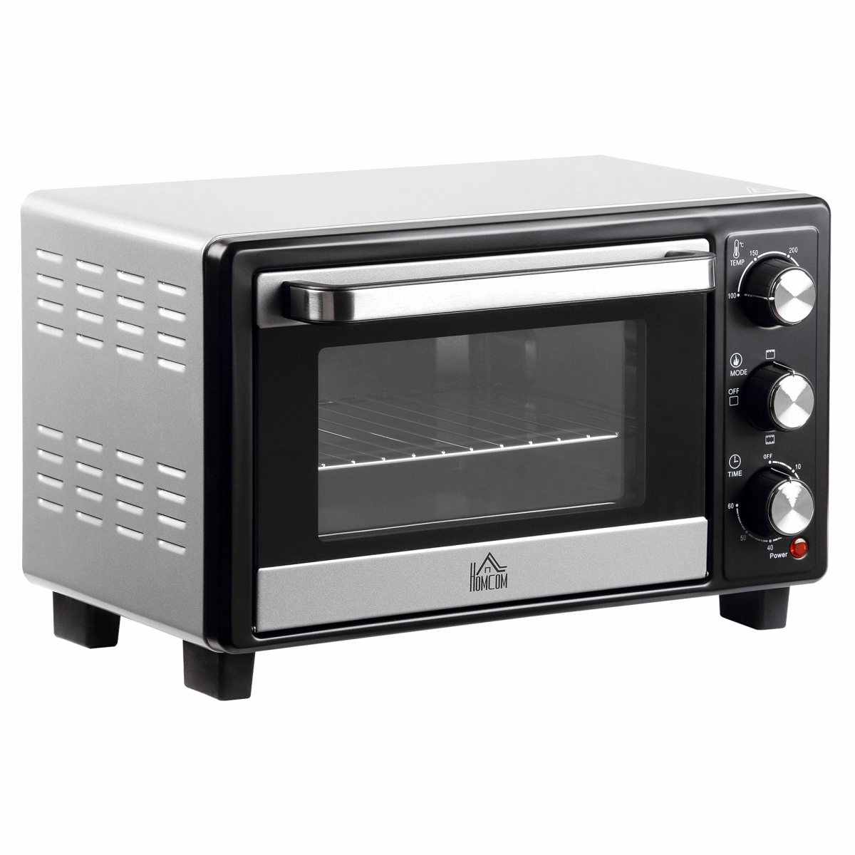 Mini Oven, 16L Grill, Toaster Oven Timer 1400W Grill HOMCOM