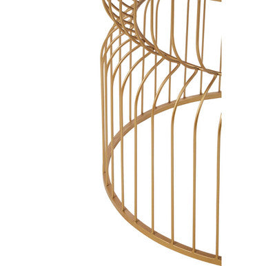 Orsina Avantis Round Side Table with Stylish Gold Finish Orsina