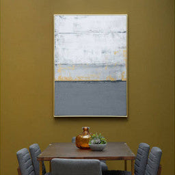 Astratto Grey and Gold Foil Wall Art Orsina