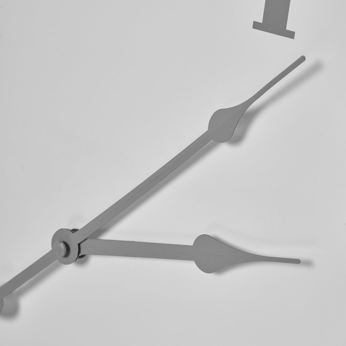 Shades 4 Seasons White Wall Clock with Clear Numerals Shades 4 Seasons