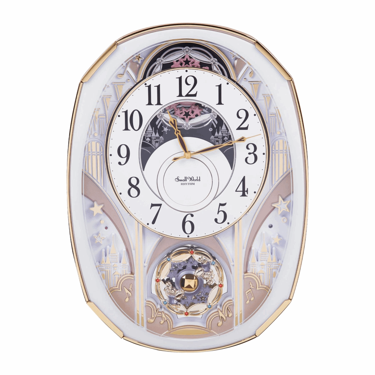Widdop Motion Clock with intricate design and pendulum in elegant colour scheme for stylish decor