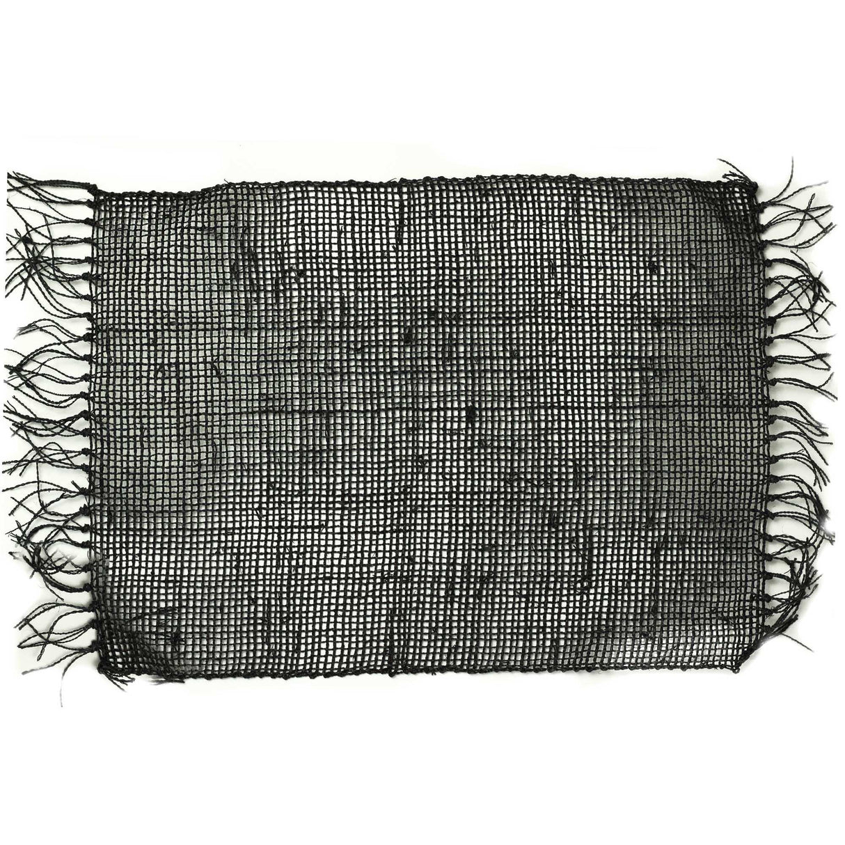 Seagrass Fringe Natural Placemat - Black AW-Dropship