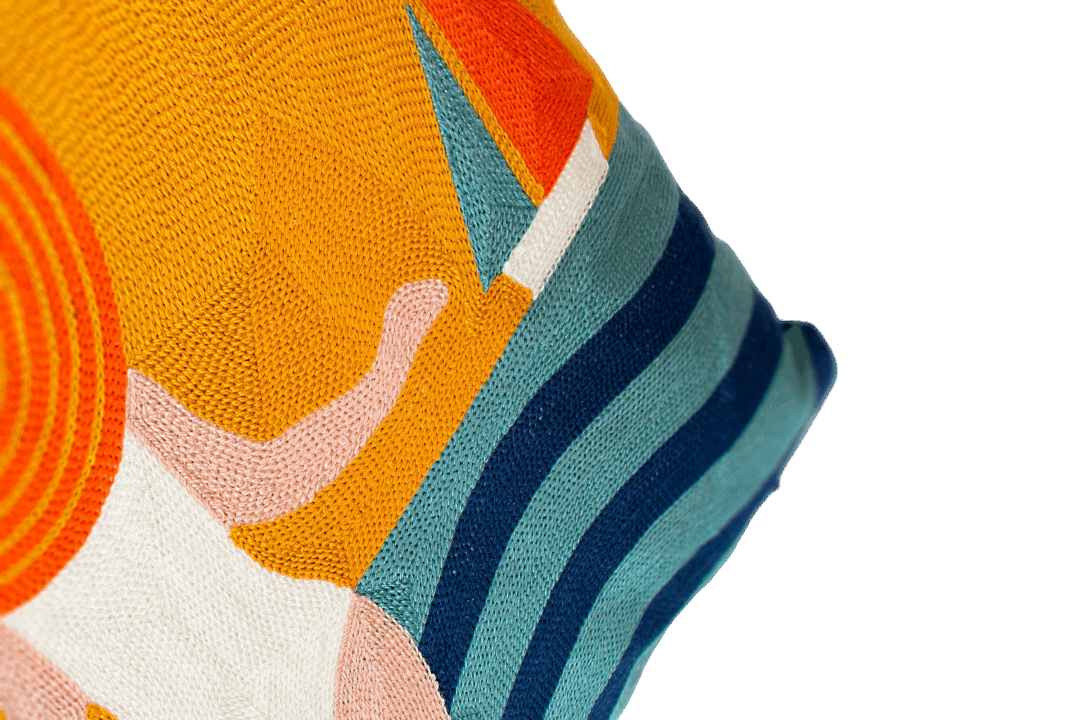 The Pillow Drop Needlepoint Cushion - St. Tropez Design The Pillow Drop