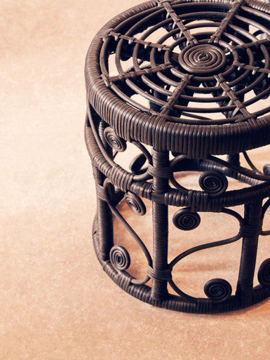 Orsina Nesting Tables made from intricate rattan with a stylish design for versatile living spaces