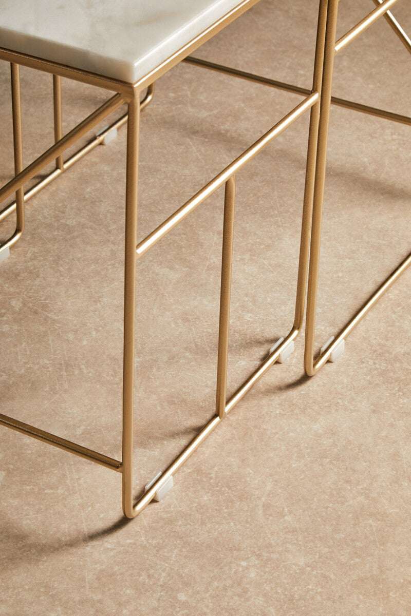 Avantis Marble Set Of 2 Square Nesting Tables Orsina