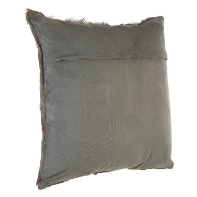 Orsina Patchwork Cushion in a soft grey hue with a sleek design and plush texture for comfortable seating