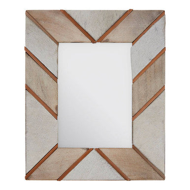 Orsina Photo Frame with a Chevron Design in Wooden Finish for Stylish Home Decor