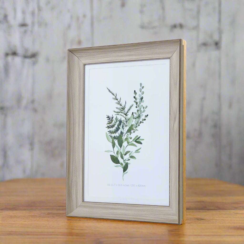 Shades 4 Seasons Stylish Picture Frame for Home Decor WHITE WOOD Shades 4 Seasons