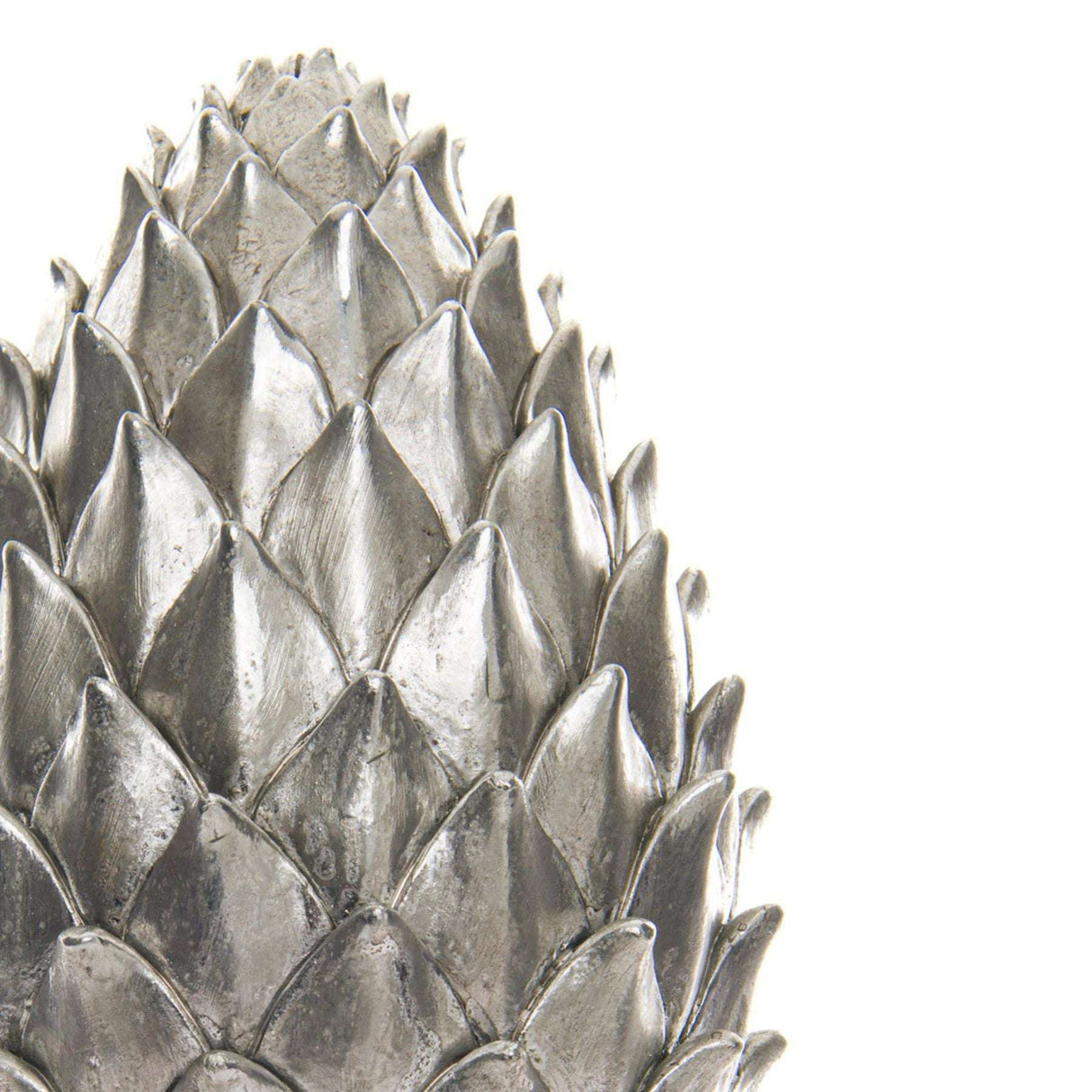 Shades 4 Seasons Silver Pinecone Finial Ornament Shades 4 Seasons