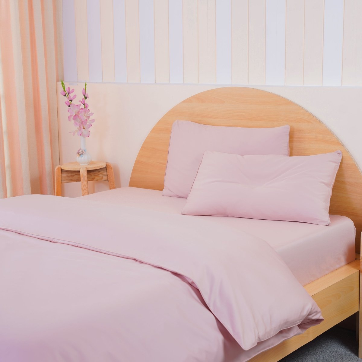 Ackly Bamboo - Blush Pink Duvet Cover SHEET STORY