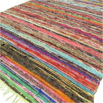 Shades 4 Seasons UK Colourful Indian Rag Rug for Home Decor AW Dropship UK