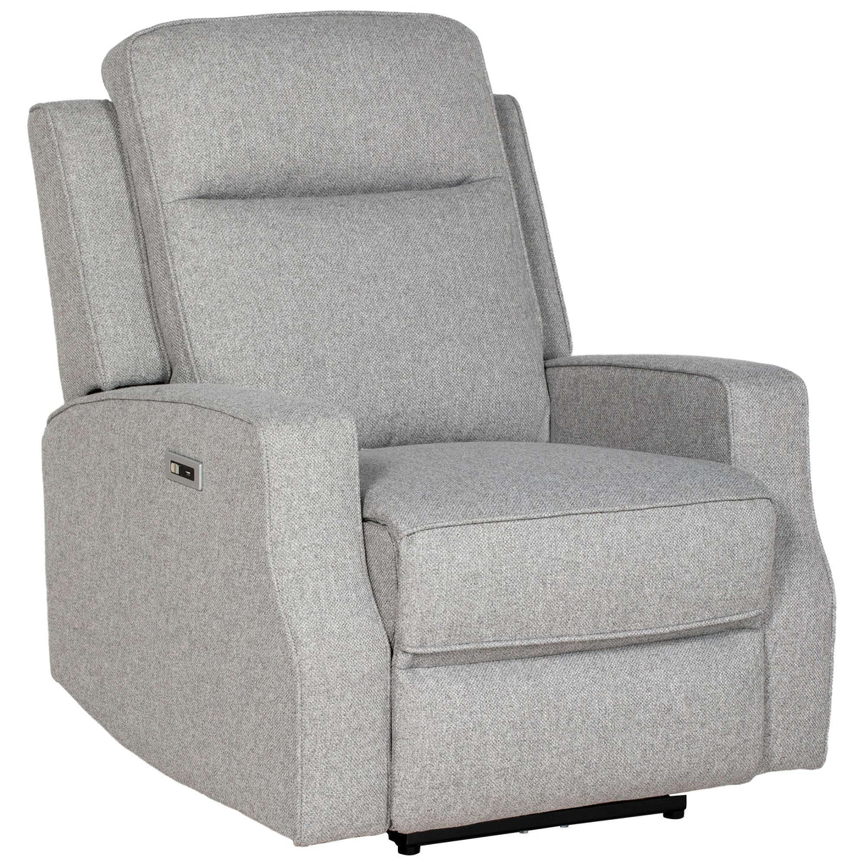 Wise Galleria Grey Reclining Chair with Comfortable Upholstery and Modern Design for Living Rooms