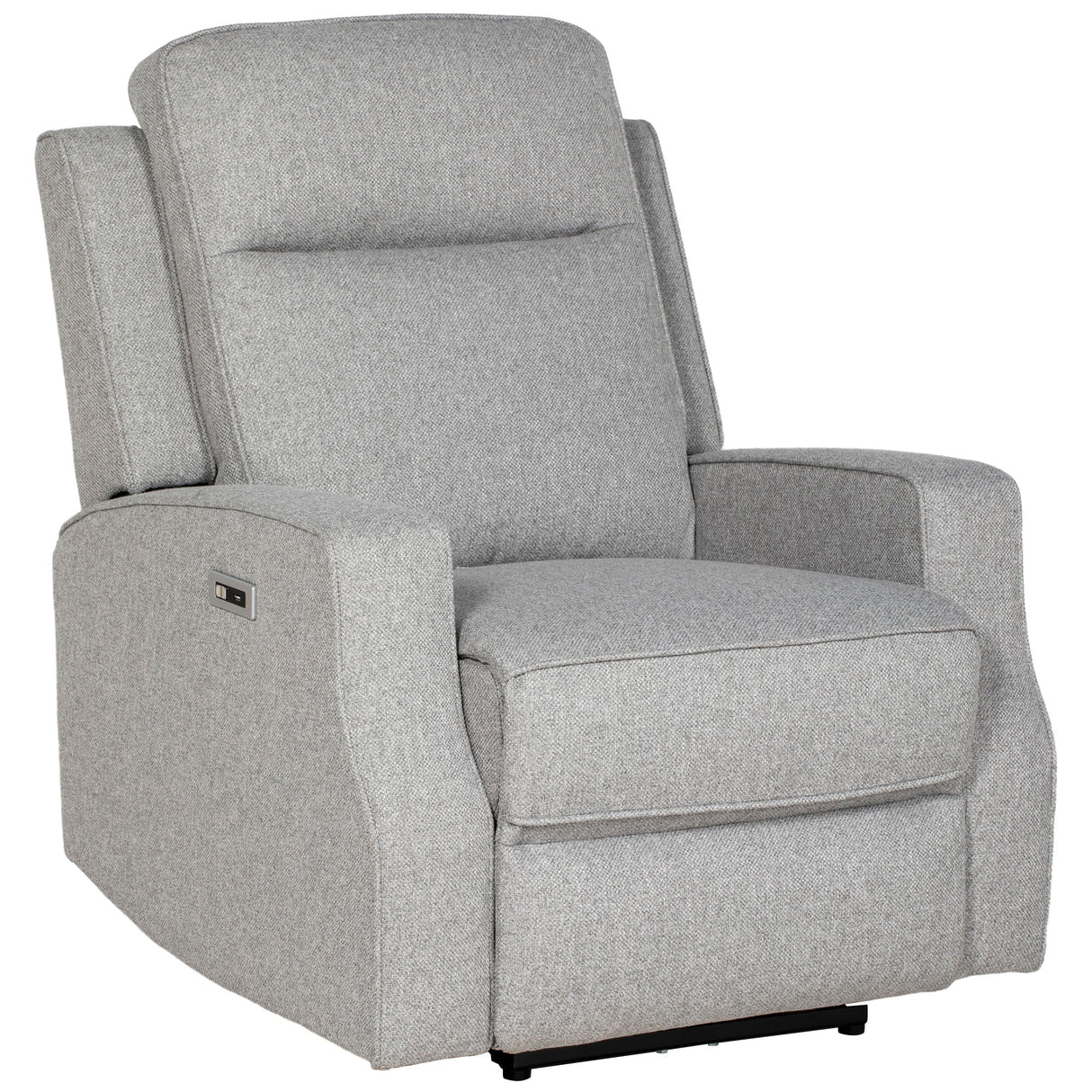 Wise Galleria Grey Reclining Chair with Comfortable Upholstery and Modern Design for Living Rooms