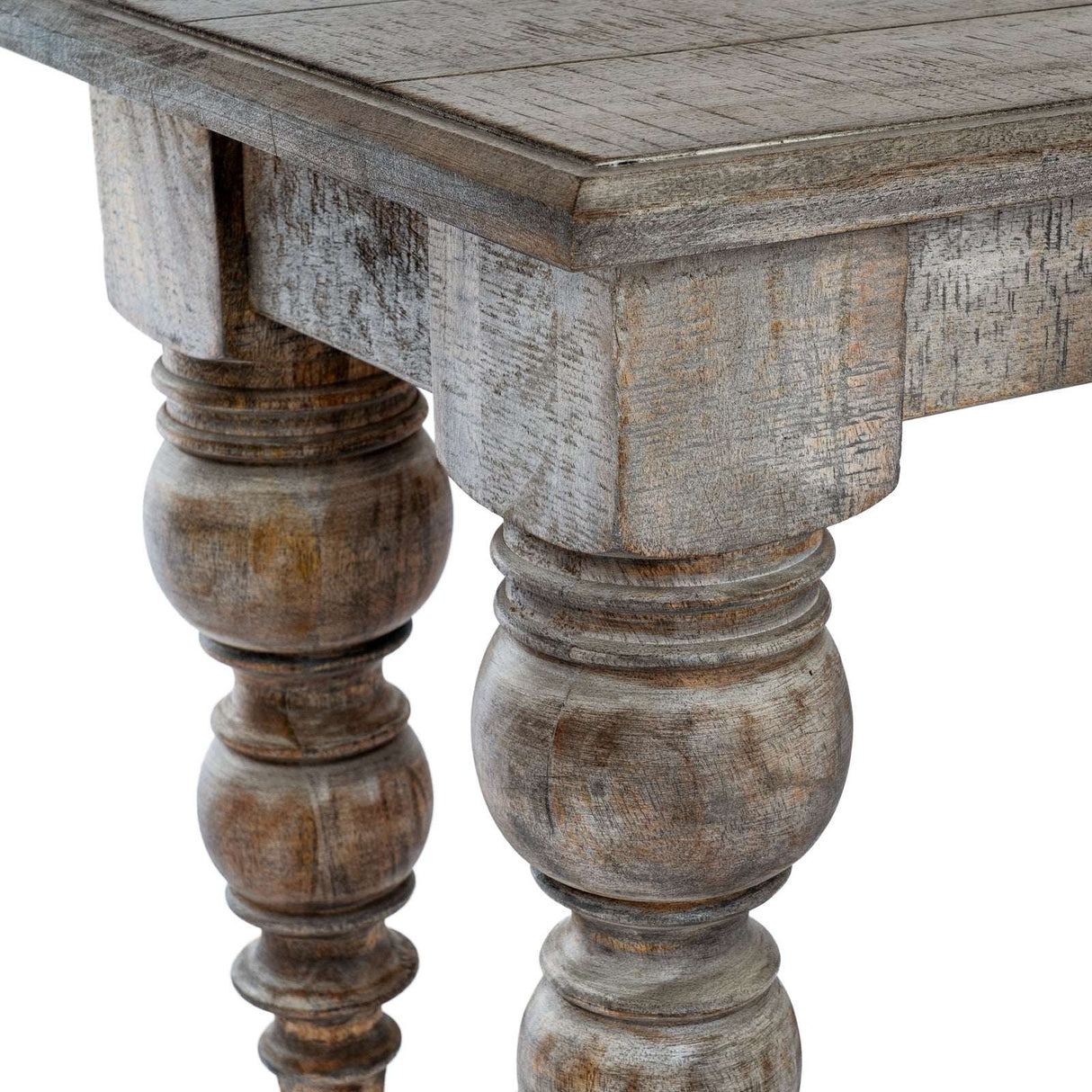 Rustic Rectangular Bench with Detailed Carvings and Sturdy Wooden Structure for Stylish Seating