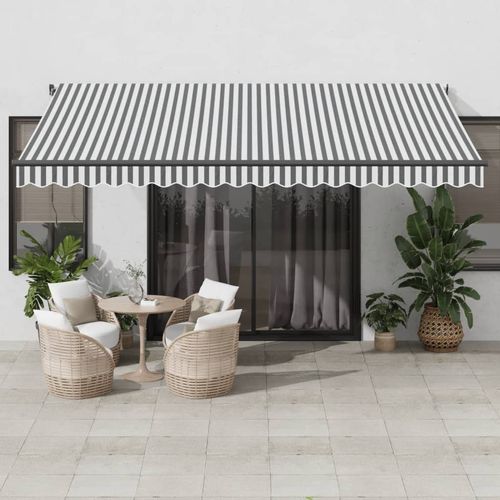vidaXL Automatic Retractable Awning with LEDs Burgundy 300x250 cm vidaXL