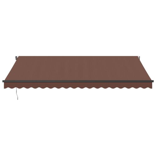 vidaXL Automatic Retractable Awning Burgundy 300x250 cm vidaXL