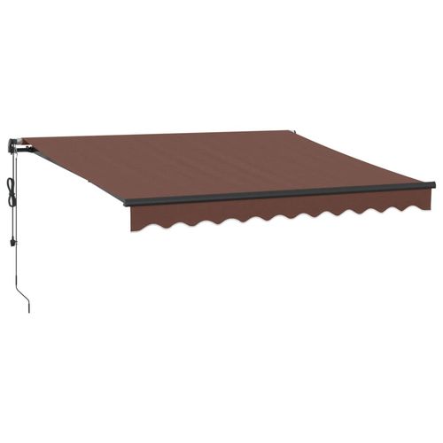 vidaXL Automatic Retractable Awning Burgundy 300x250 cm vidaXL