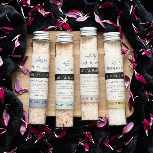 Ritual Bath Salt Gift Set with Himalayan Sea Salts N/A
