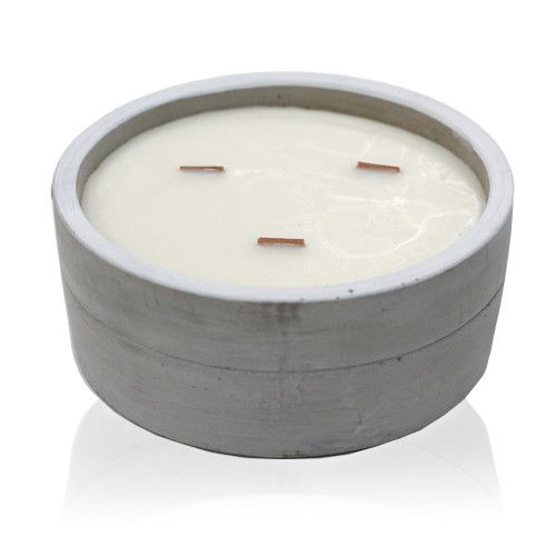 Large Round Candle Box - Patchouli & Dark Amber AW-Dropship
