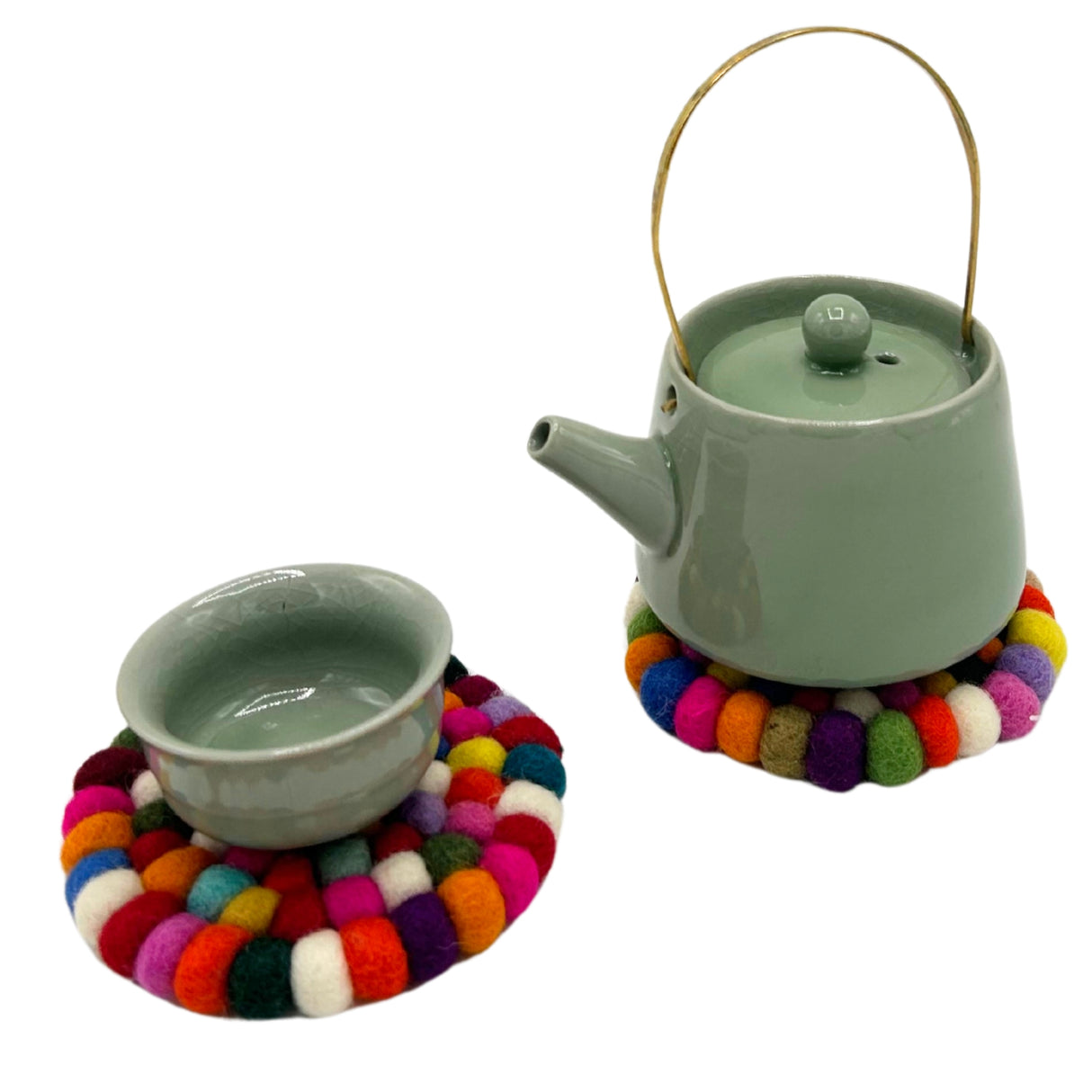 Shades 4 Seasons Colorful Round Coasters Set Shades 4 Seasons