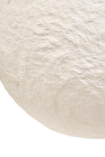 Orsina Round Vase with a textured white finish, perfect for elegant home decor
