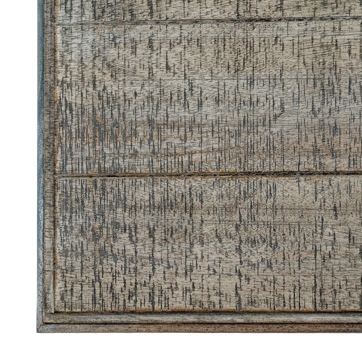 Shades 4 Seasons Console Table with a rustic textured wood finish for contemporary living spaces