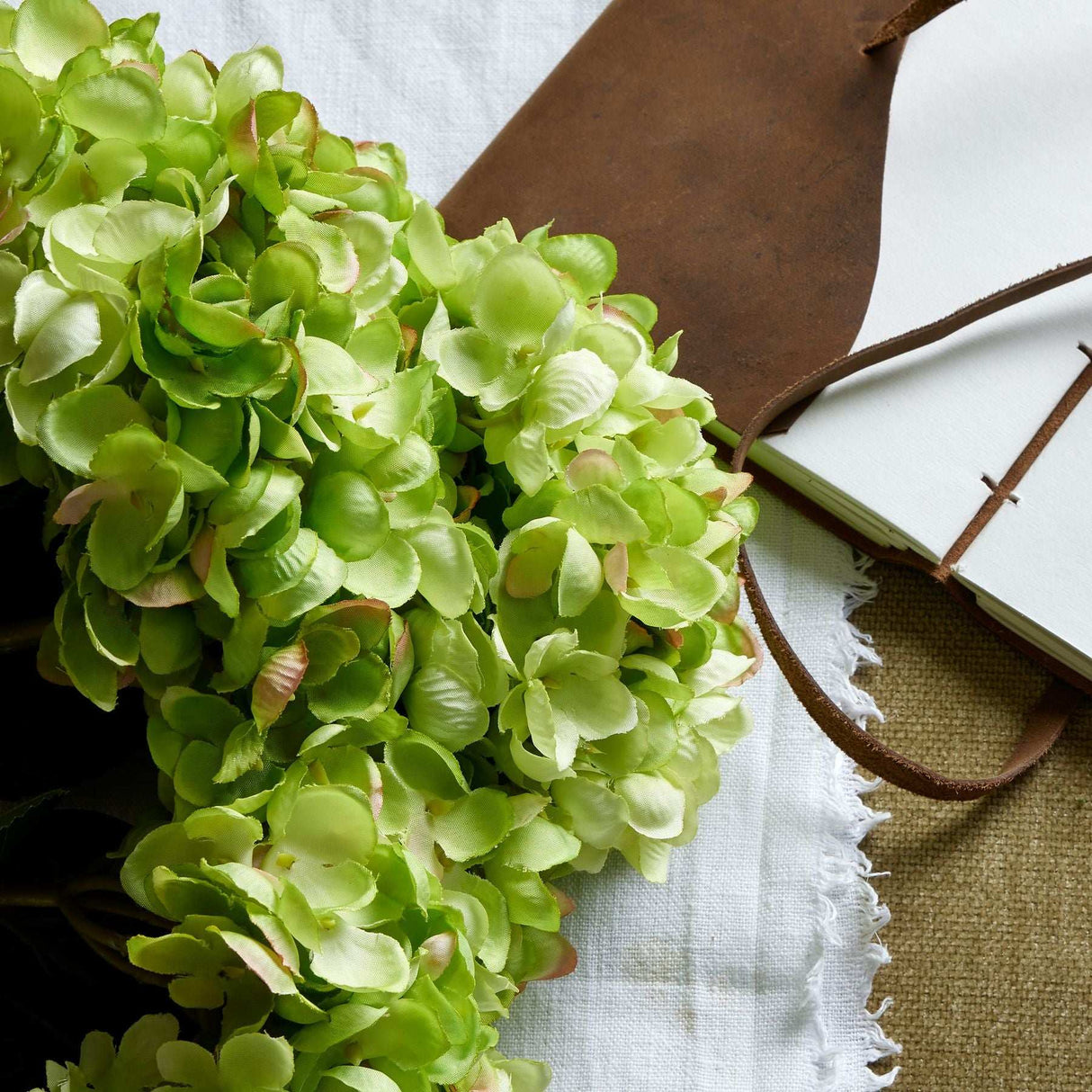 Shades 4 Seasons Hydrangea Bunch - Lifelike Green Shades 4 Seasons