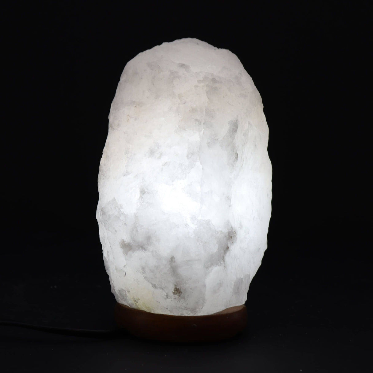 Larger Crystal Rock Himalayan Salt Lamp and Base AW Dropship UK