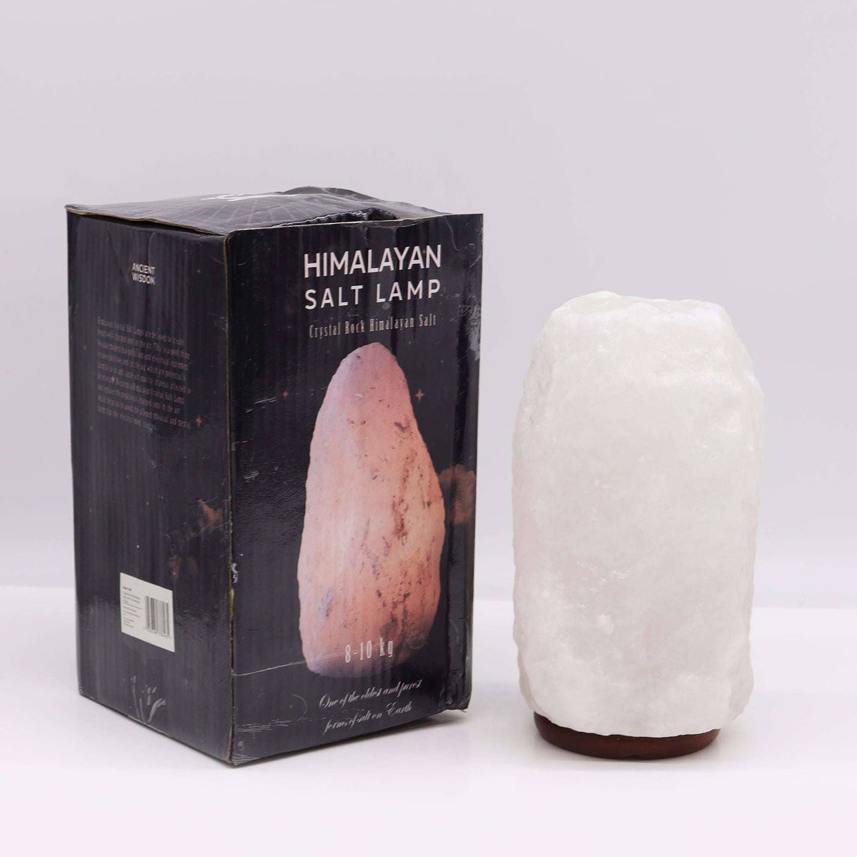 Very Large Crystal Rock Himalayan Salt Lamp and Base AW Dropship UK