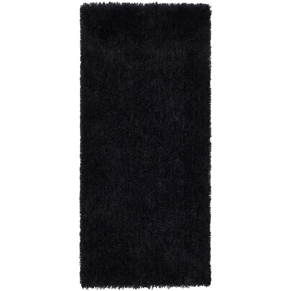Soft Black Shaggy Rug from The Rugs with a plush texture for a cozy home ambiance