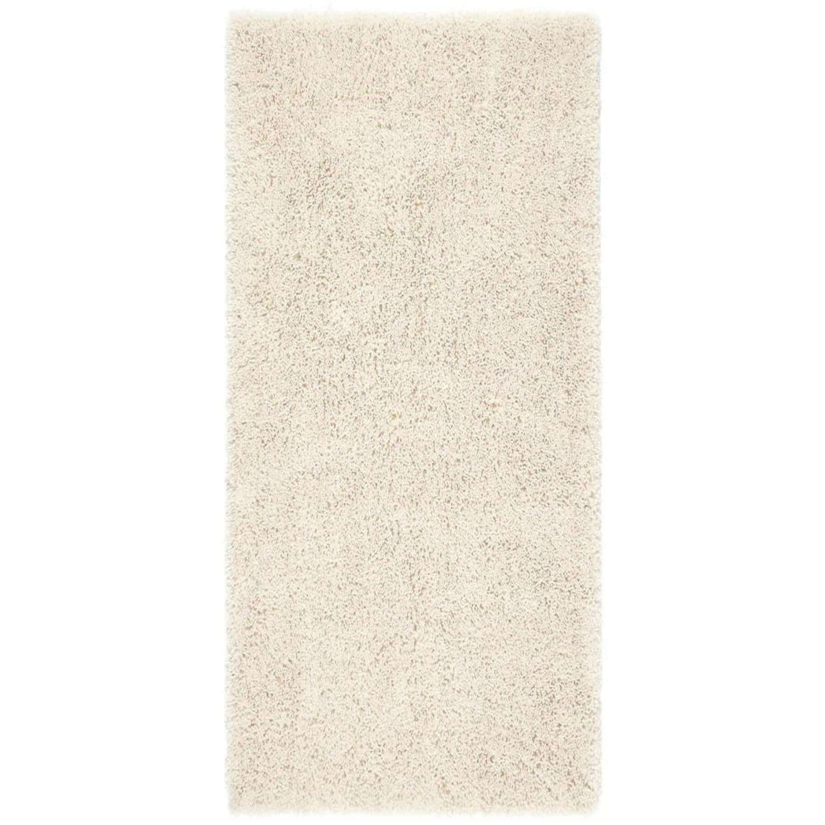 Soft Cream Shaggy Rug with Plush Texture for Comfortable Living Spaces