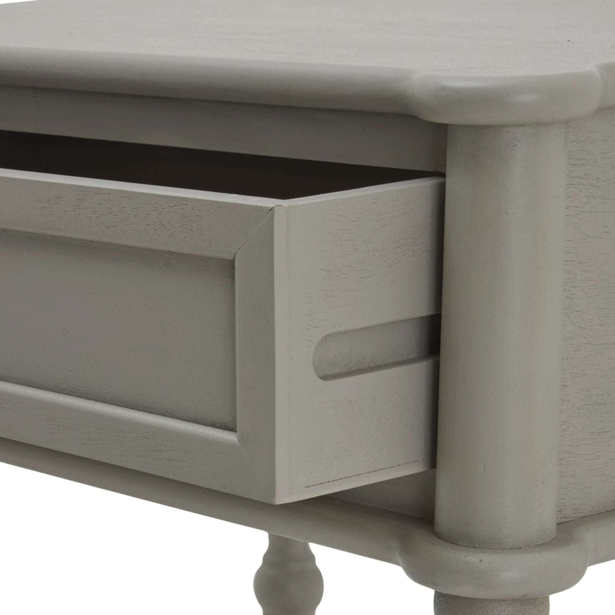 Shades 4 Seasons Side Table with a drawer and smooth grey finish for stylish storage