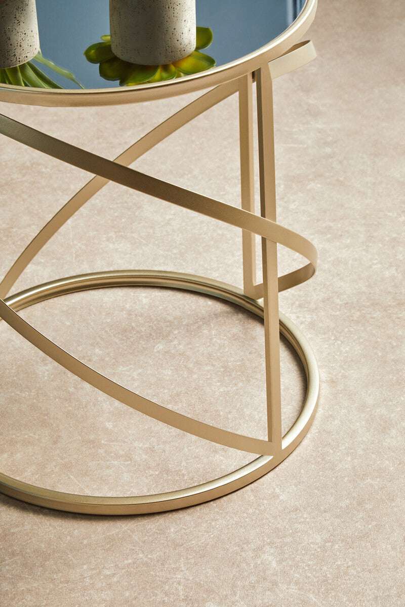 Avantis Set Of 2 Swirl Frame Side Tables Orsina