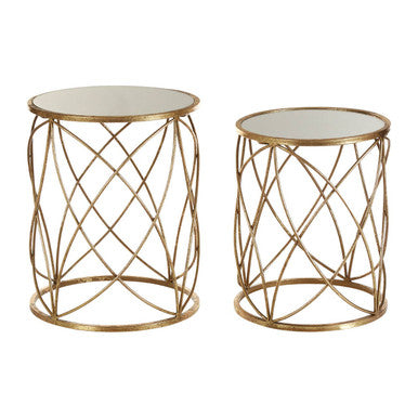 Arcana Set Of Two Round Side Tables Orsina