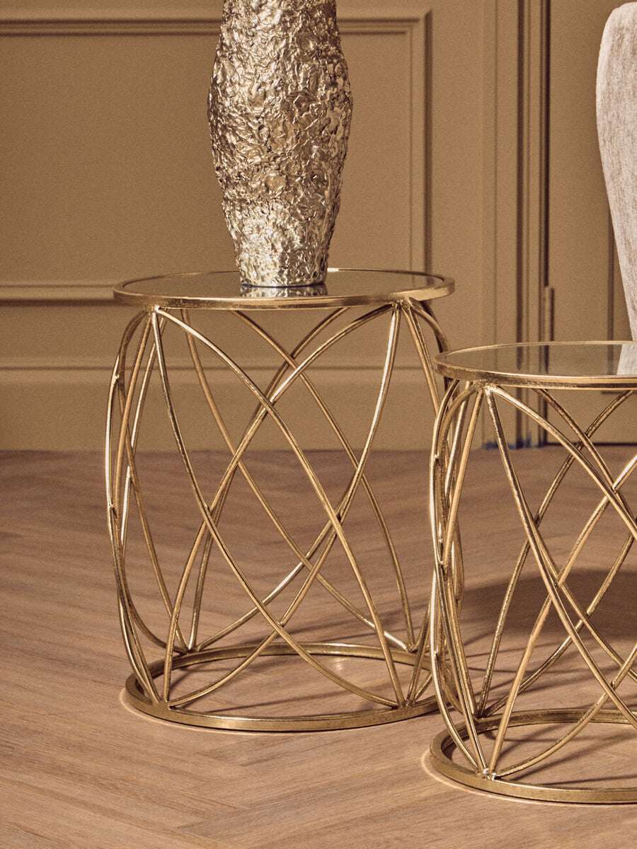 Arcana Set Of Two Round Side Tables Orsina