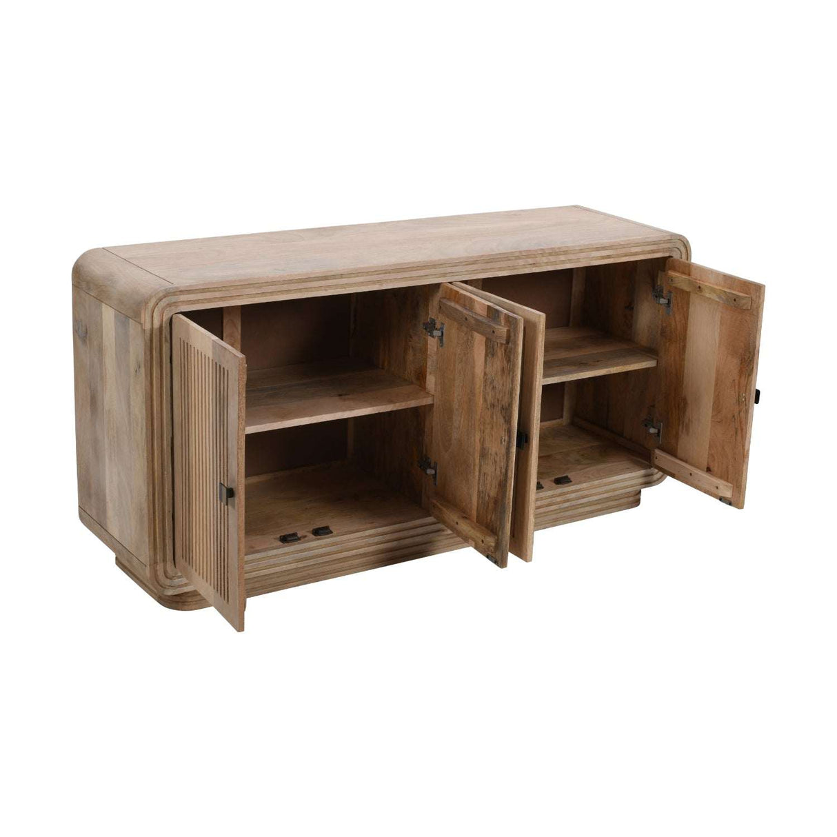 Verty Furniture Sideboard in a rustic finish with two doors and internal shelving for storage