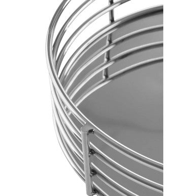 Orsina Silver Round Tray for Stylish Home Serving Orsina