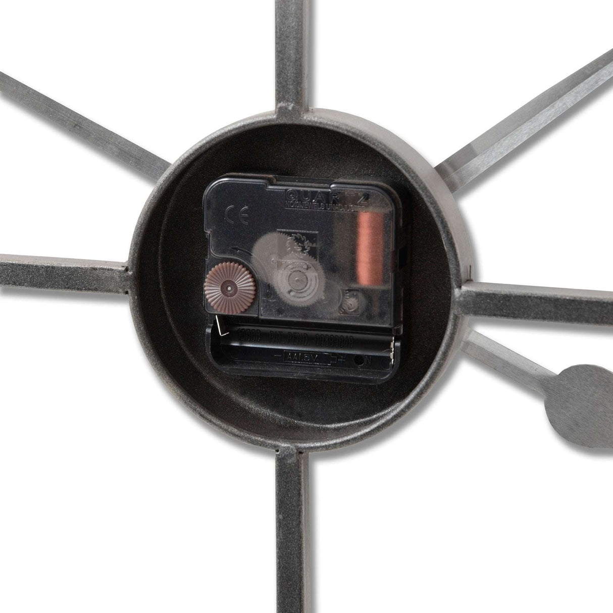 Shades 4 Seasons Skeleton Wall Clock - Large Metal Frame Shades 4 Seasons