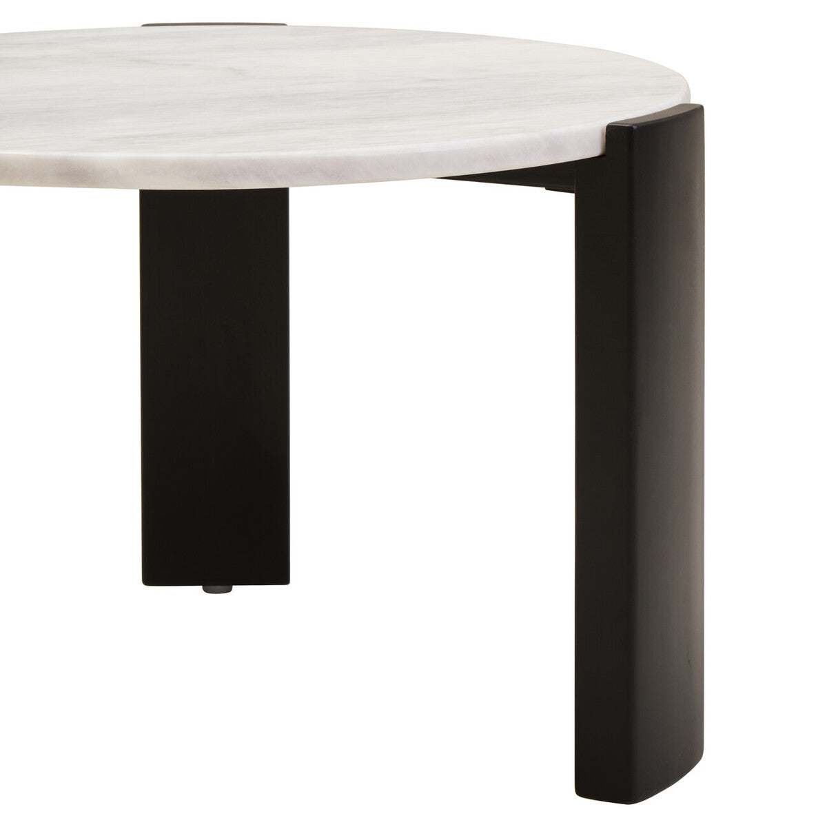 Palermo Round White Marble Top Small Coffee Table Orsina