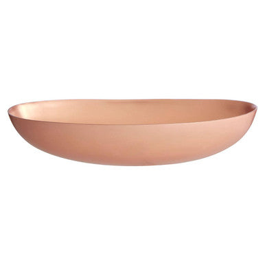 Orsina Copper Soap Dish with a sleek oval design for stylish bathroom decor