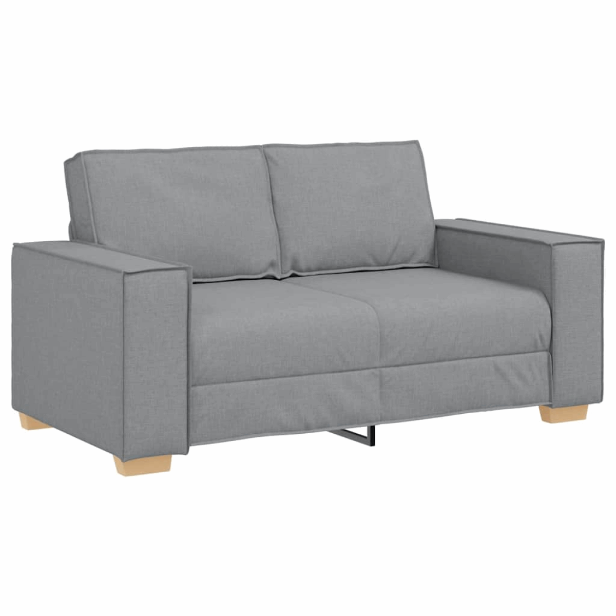 vidaXL Sofa Set with Cushion 3 pcs Grey 220 x 78 x 84 cm Fabric vidaXL