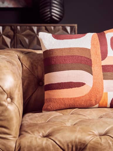 Bosie Ozella Multi Coloured Square Cushion Orsina