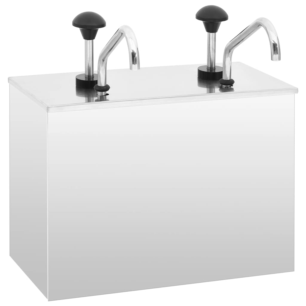 vidaXL Sauce Dispenser Stainless Steel 3.5 L vidaXL
